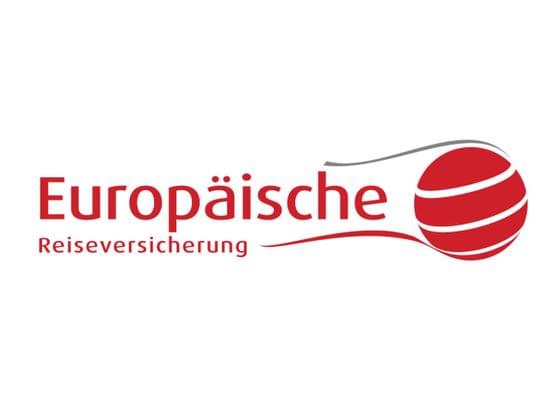 Logo of Europäische travel insurance with red globe icon